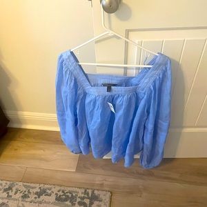 Banana Republic Blue linen Blouse
